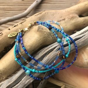 Seed bead bracelet